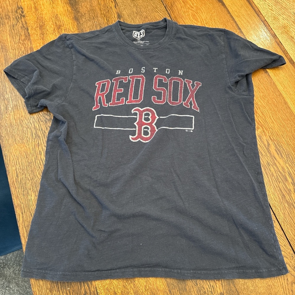 Navy Red Sox Short Sleeve Tee